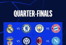 Listos los cuartos de final de la Champions League